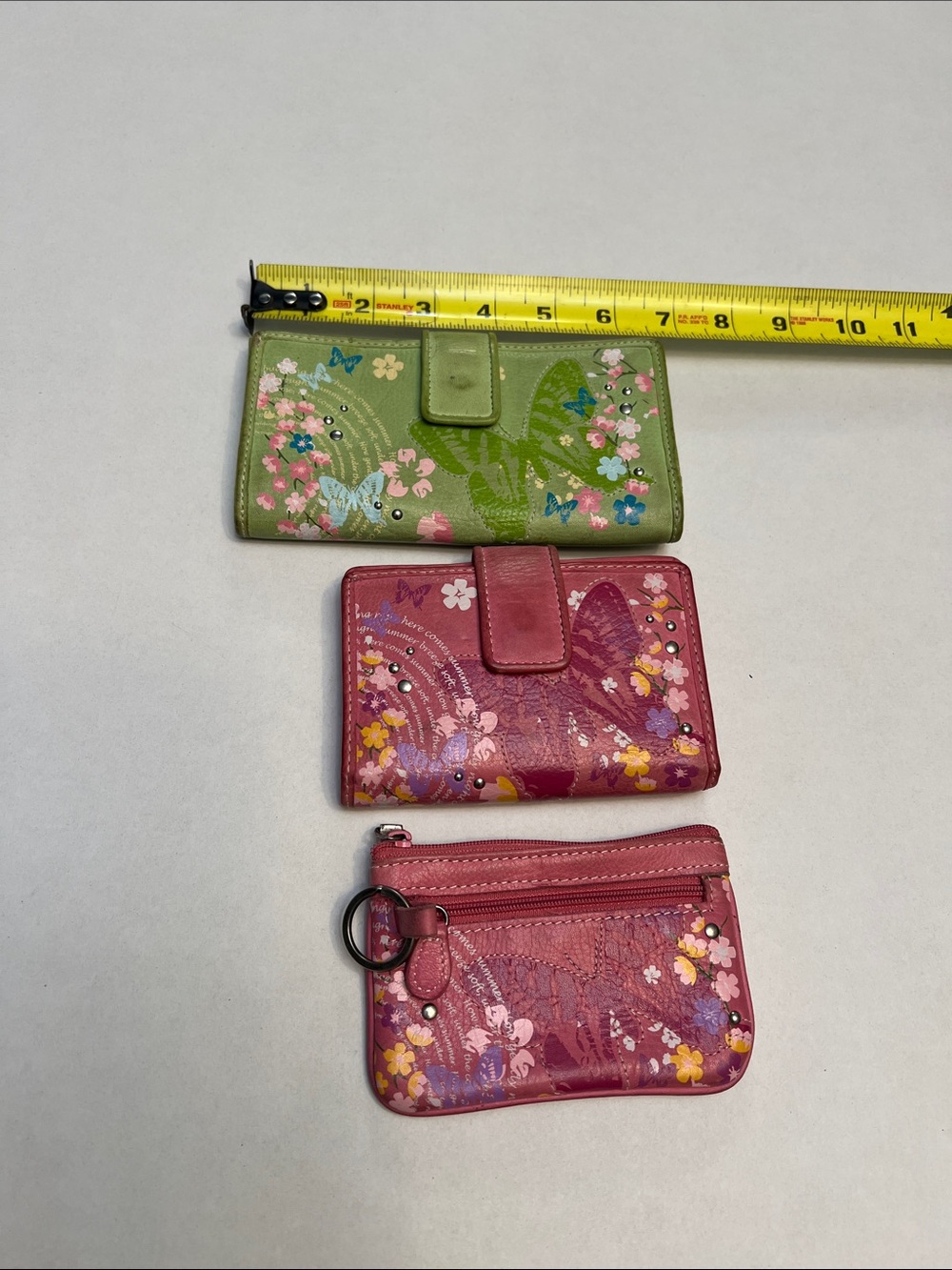 Y2K VINTAGE FOSSIL BUTTERFLY BUNDLE SHOULDER BAG SMALL WALLETS KEY CHARM - Picture 14 of 16